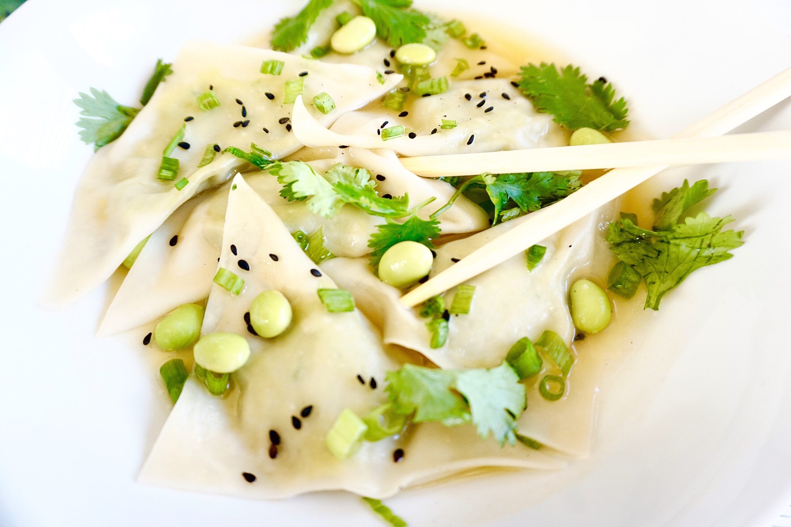 Edamame Truffle Dumplings Share the Spice