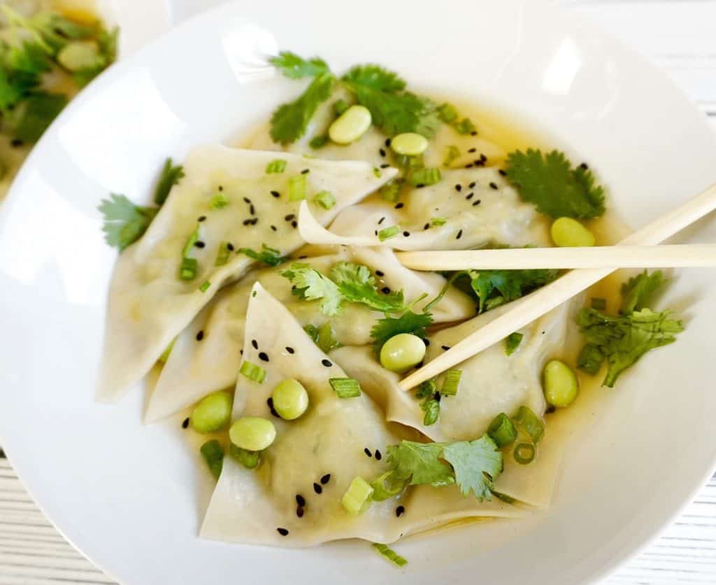Edamame Truffle Dumplings Share the Spice