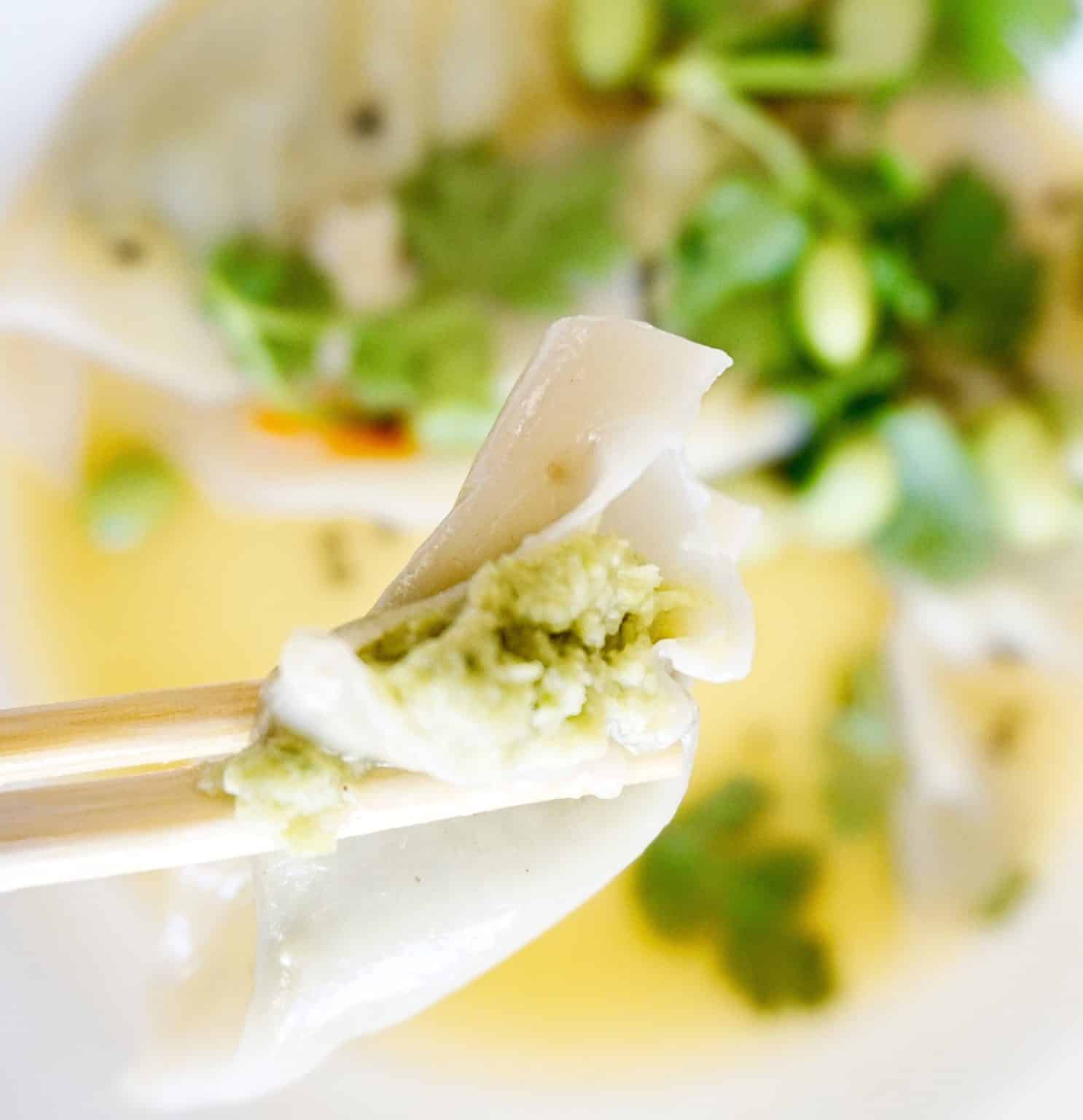 Edamame Truffle Dumplings Share the Spice