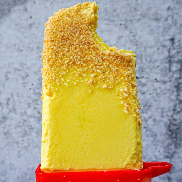 Mango Cheesecake Popsicles