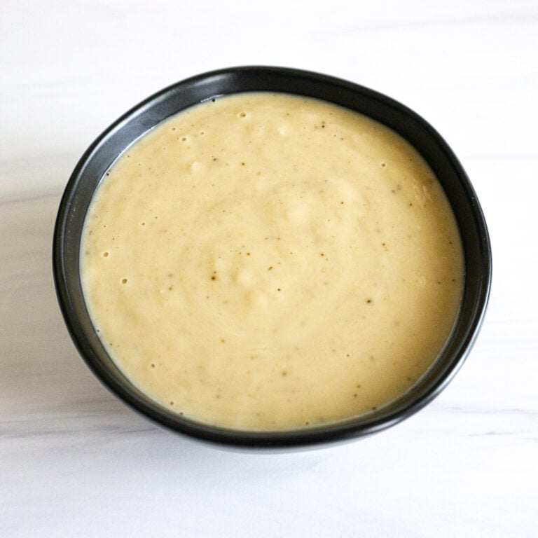miso ginger sauce in a bowl