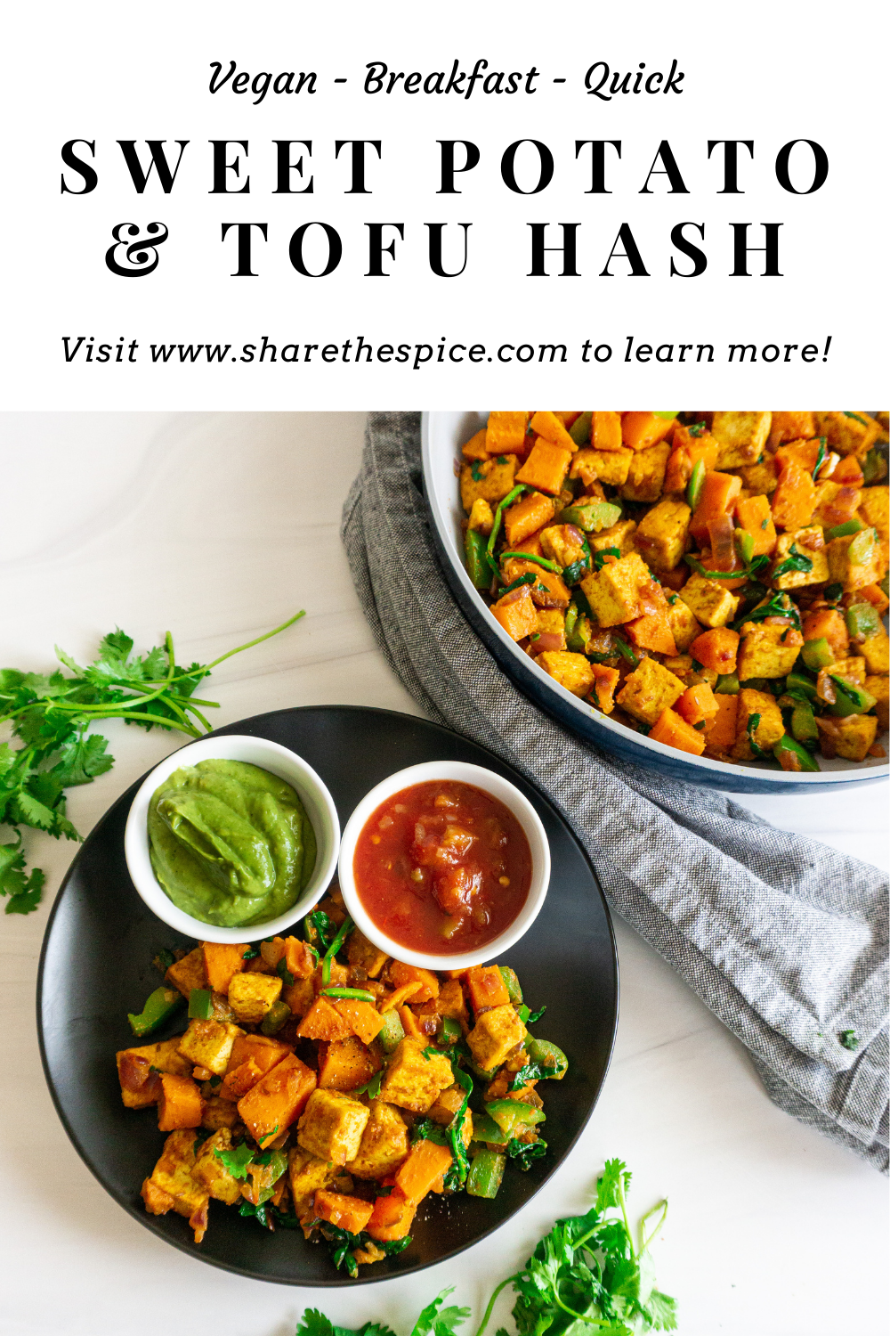 Sweet Potato and Tofu Breakfast Hash Share the Spice
