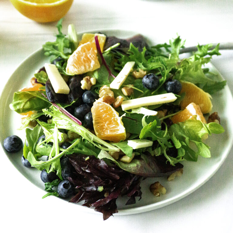 Citrus and Blueberry Salad with Lemon Vinaigrette