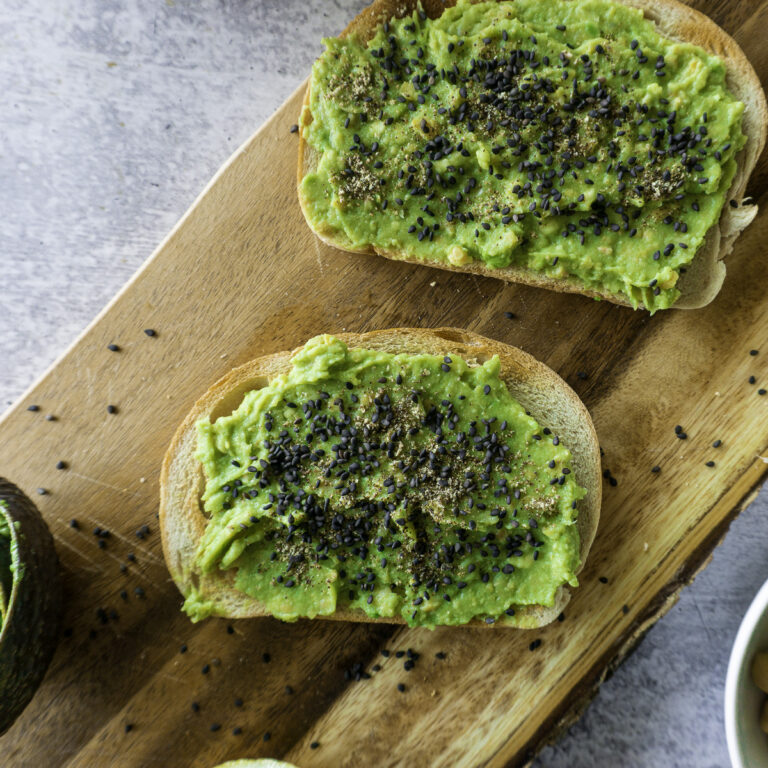 Miso Avocado Toast With Chickpeas