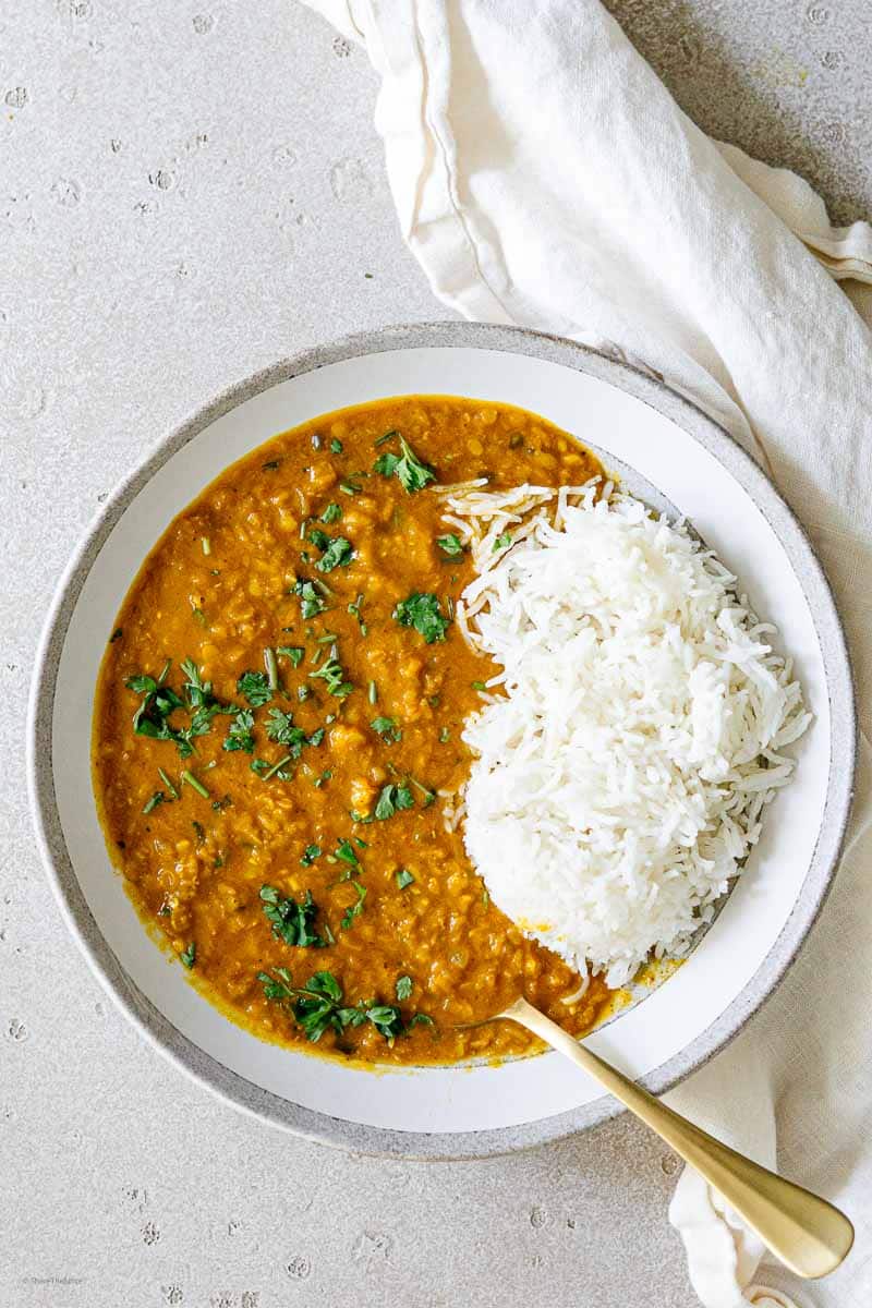 red lentil curry