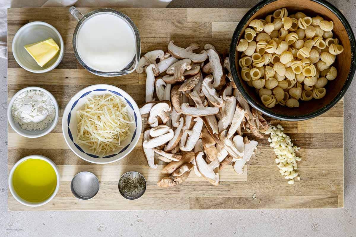 pasta with shiitake mushrooms recipe